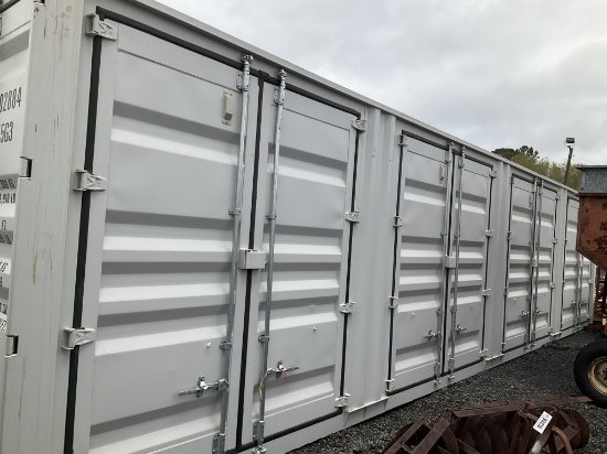 (1173)40' HC CONTAINER W/ 4 SIDE DOORS