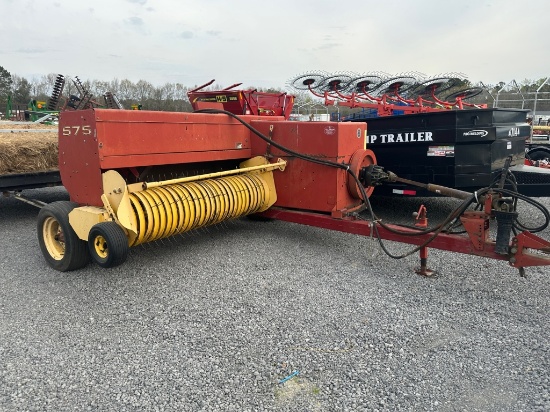 (850)NEW HOLLAND 575 SQUARE BALER