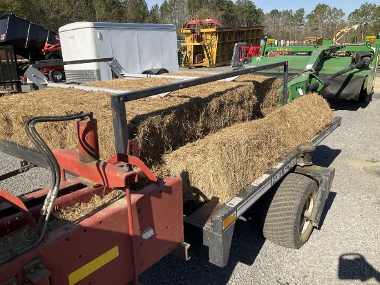 (851)HOELSCHER BALE ACCUMULATOR W/ GRAPPLE