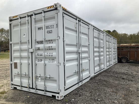 (1219)40' HC CONTAINER W/ 4 SIDE DOORS