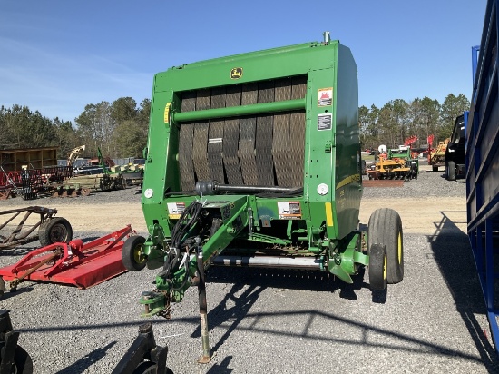 (731)JOHN DEERE 559 MEGA WIDE PLUS ROUND BALER