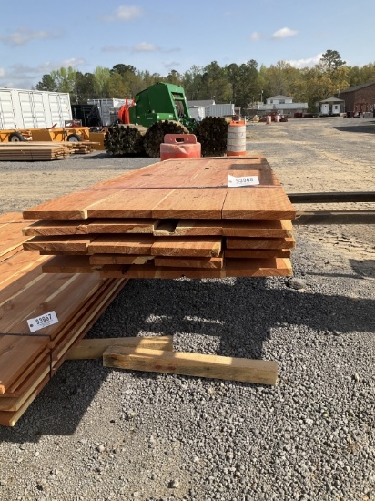 (757)20PCS OF 1 X 8 X 8 CEDAR LUMBER