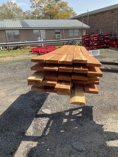 (520)25PCS OF 1 X 4 X 8 CEDAR LUMBER