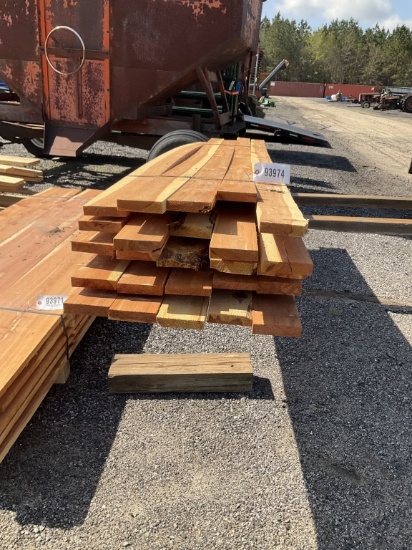 (981)25PCS OF 1 X 4 X 8 CEDAR LUMBER