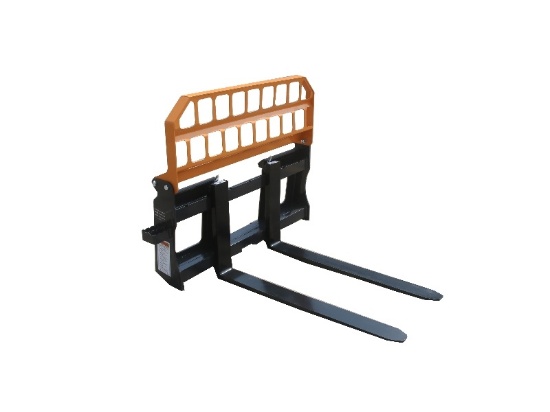(1245)UNUSED LANDHONOR 48" SKID STEER FORKS