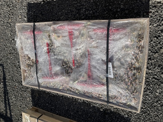 (1032)UNUSED 5 SETS OF RATCHET BINDERS & CHAINS