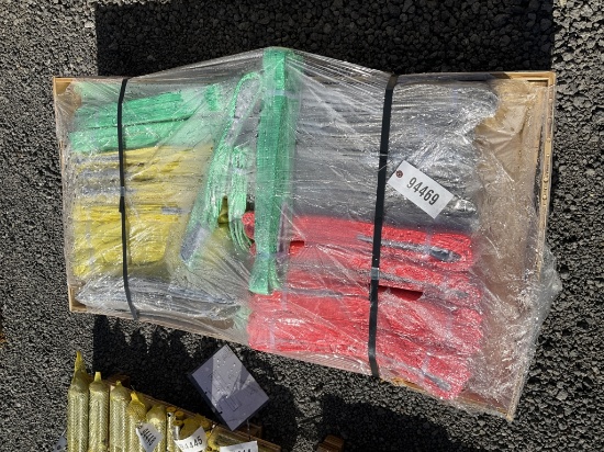 (1030)UNUSED 22PCS OF WEBBING SLINGS