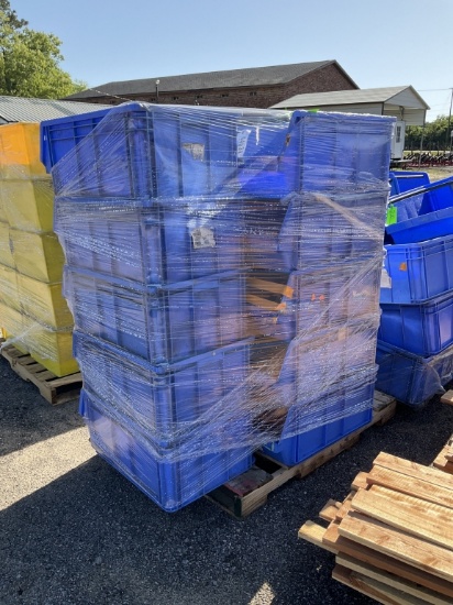 (511)PALLET OF 15 PLASTIC BINS