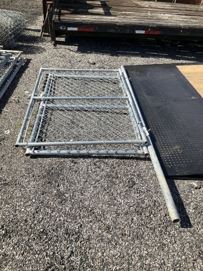(1203) - (2)CHAIN LINK GATES