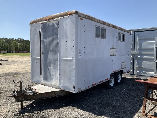 (1217)7 X 15 ENCLOSED TRAILER - NO TITLE