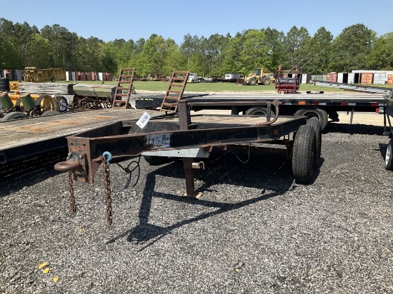 (1281)6 X 8 PULL BEHIND TRAILER - NO TITLE