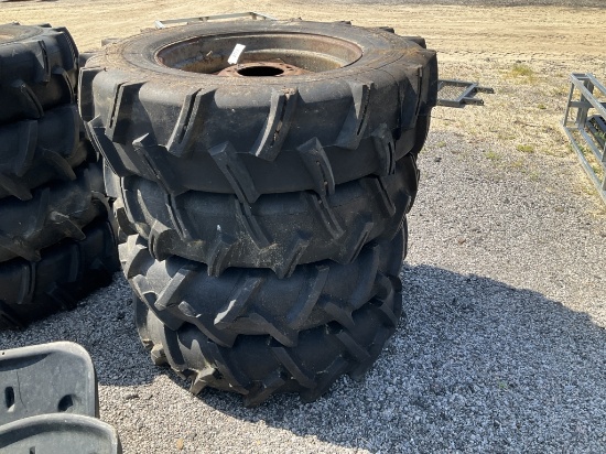 (1273) - (4) 11-24.5 PIVOT IRRIGATION TIRES