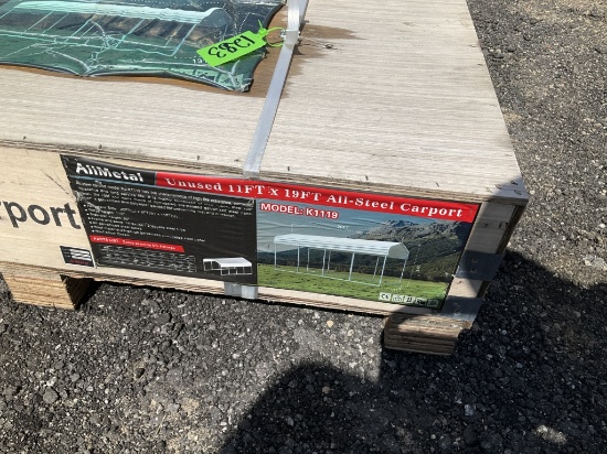 (1283)UNUSED 11FT X 19FT CARPORT