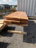 (518)15PCS OF 1 X 10 X 8 CEDAR LUMBER