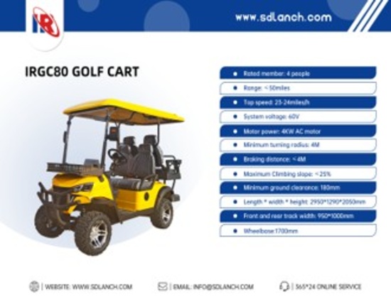 (87)UNUSED IRGC80 GOLF CART-UNASSEMBLED