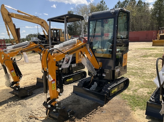 (253)UNUSED MIVA VA13C MINI EXCAVATOR