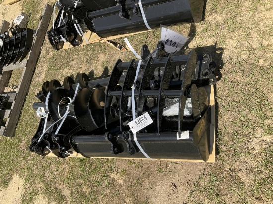 (249)UNUSED MIVA 8QTY. MINI EXCAVATOR ATTACHMENTS