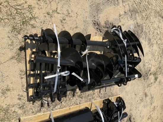 (206)UNUSED MIVA 8QTY. MINI EXCAVATOR ATTACHMENTS