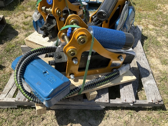 (228)UNUSED MIVA VA35H MINI EXCAVATOR HYD. BREAKER