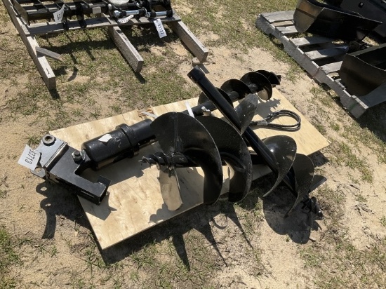 (240)UNUSED MIVA MINI EXCAVATOR AUGER W/ 3 BITS