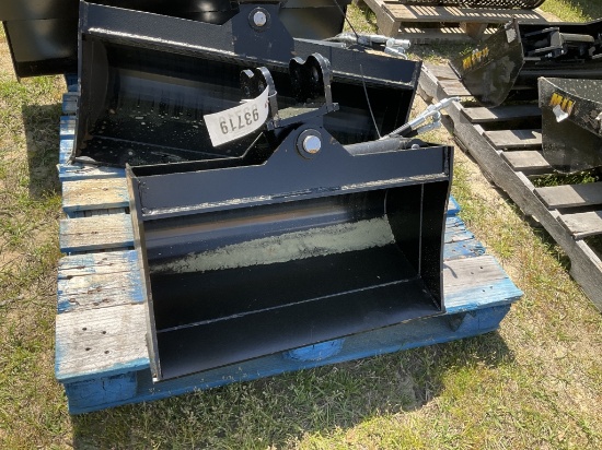 (222)UNUSED MIVA MINI EXCAVATOR 24" TILTING BUCKET