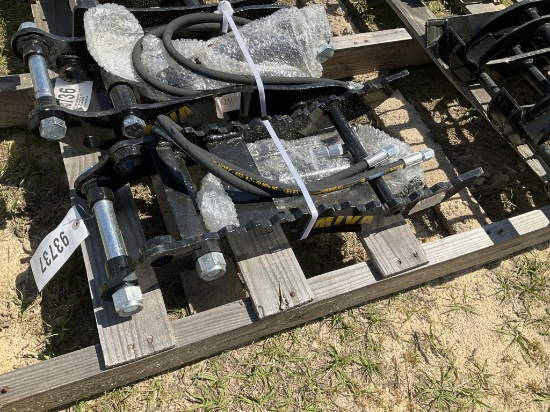 (243)UNUSED MIVA MINI EXCAVATOR HYDRAULIC THUMB