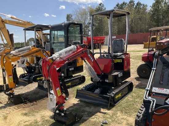 (252)UNUSED MIVA VA13 MINI EXCAVATOR