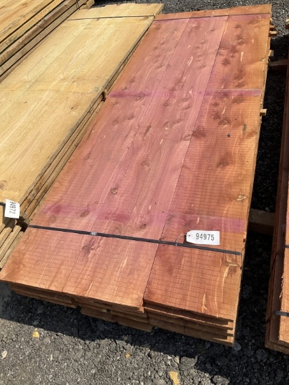 (513)15PCS OF 1 X 12 X 8 CEDAR LUMBER(A)