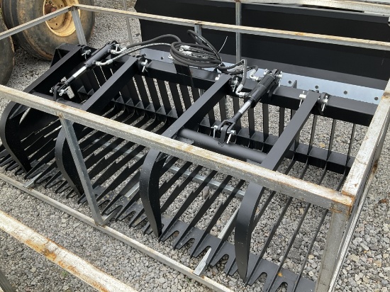 UNUSED JCT 84" SKID STEER ROCK GRAPPLE(A)