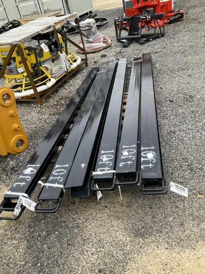 UNUSED GIYI 10FT FORKLIFT EXTENSIONS(A)