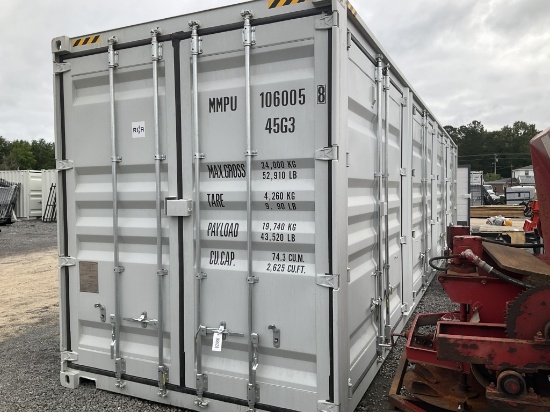 40' HC CONTAINER W/ 4 SIDE DOORS