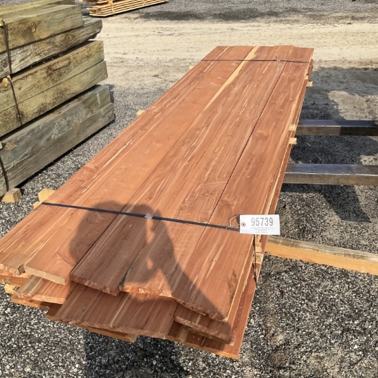 25PCS OF 1 X 6 X 8 CEDAR LUMBER(A)
