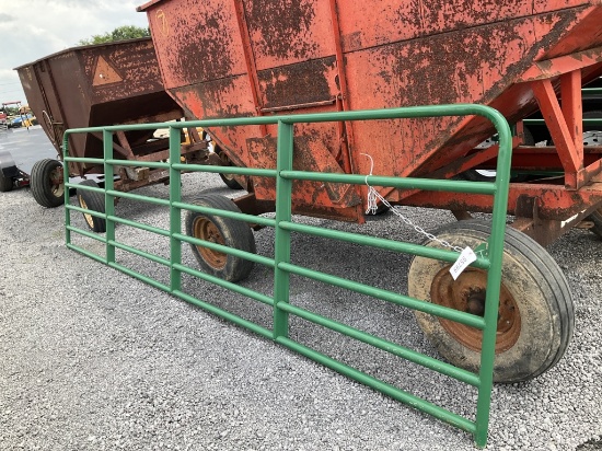 16' 6-BAR GATE - GREEN - DENTED(A)