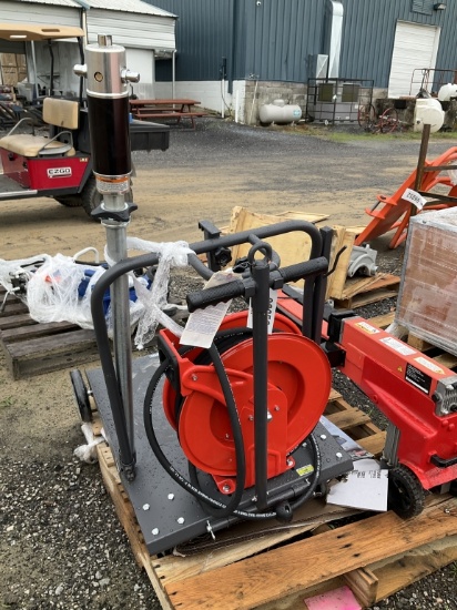 AIR-OPERATED 5:1 OIL PUMP KIT W/ CART