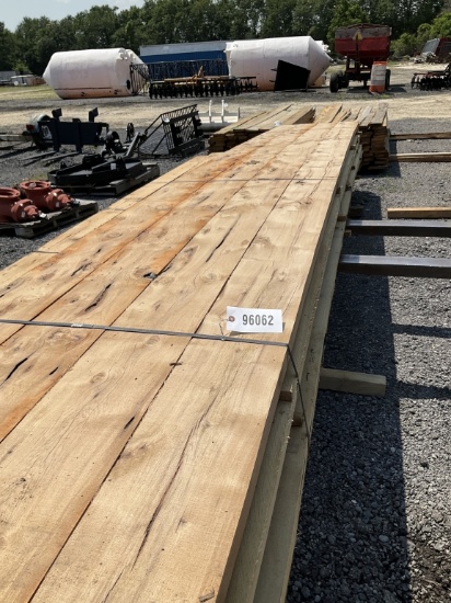 (1142)20PCS OF 2 X 8 X 20 HICKORY LUMBER