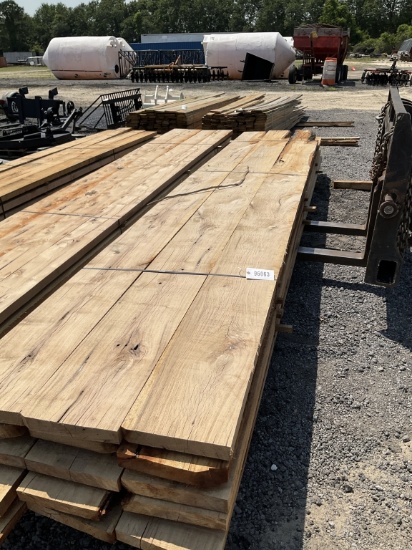 18PCS OF 2 X 12 X 16 HICKORY LUMBER
