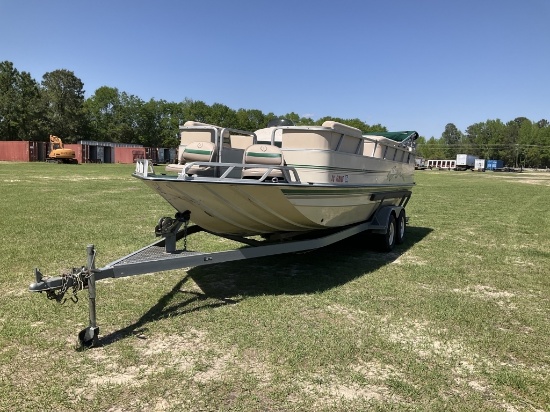 (333)1999 SEA ARK 23' ALUMINUM BOAT