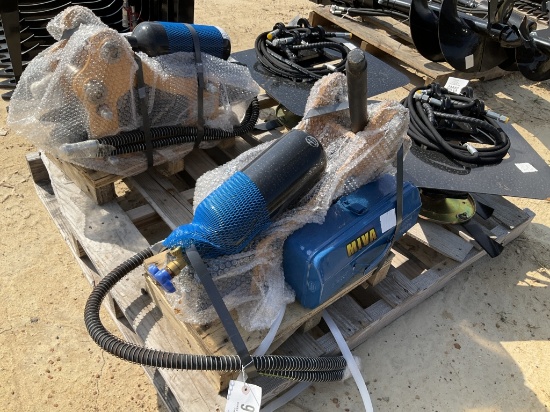 UNUSED MIVA VA35H EXCAVATOR HYDRAULIC BREAKER