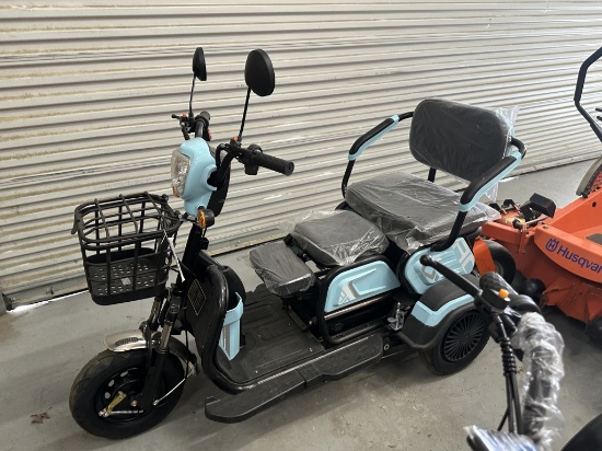 UNUSED MMS MS-D3 ELECTRIC TRICYCLE