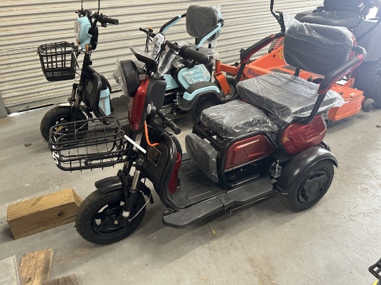 UNUSED MMS MS-D3 ELECTRIC TRICYCLE