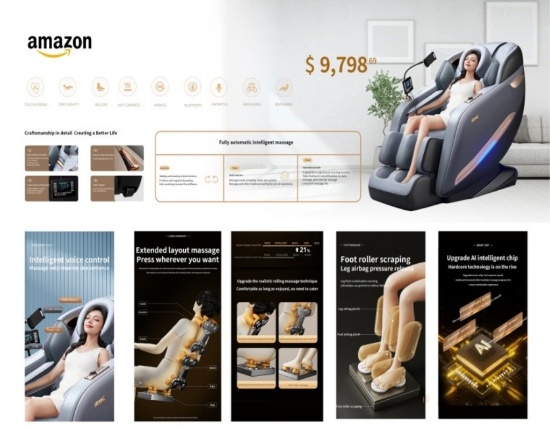 UNUSED IR IRMC MASSAGE CHAIR
