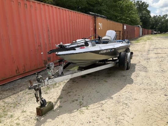 (337)1988 PROCRAFT 16'6 FIBERGLASS BOAT