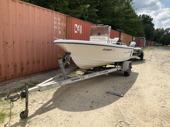 (336)1998 SEAHUNT 17' BOAT