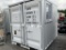 (1192)UNUSED 8' CONTAINER W/ DOOR & WINDOW