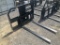 (932)-(A)UNUSED GIYI DINGO MINI SKID STEER FORKS