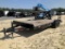 (814)2025 CLAY'S 7 X 22 T.A. EQUIPMENT TRAILER