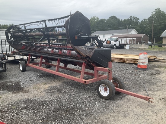 (517)-(A)CASE IH 1020 20' HEADER W/ TRAILER