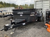 (827)2024 INDUSTRIAS AMERICA 7X14 DUMP TRAILER-714