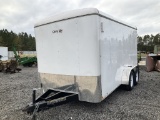 (833)2023 CARRY-ON 7 X 14 T.A. ENCLOSED TRAILER