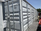 (708)40' HIGH CUBE CONTAINER W/ 4 SIDE DOORS